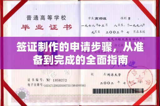 武功签证制作的申请步骤，从准备到完成的全面指南